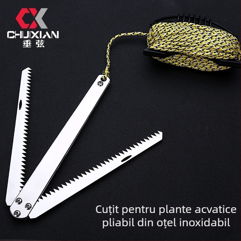 Cuțit ancoră acvatică, mașină de tuns iarba specială pentru pescuit, extractor de buruieni și iarbă, cârlig de prindere a ierbii pentru pescuit sălbatic, artefact de prindere a ierbii