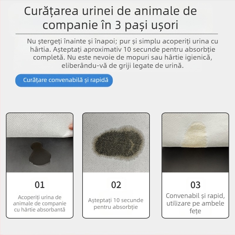 Tampoane absorbante pentru urină de animale, Hârtie absorbantă pentru urină, Scutece pentru câini, Hârtie absorbantă pentru ștergerea urinei, Hârtie absorbantă pentru pisici și câini, Hârtie absorbantă pentru urină de câine, Produse de curățare absorbante 