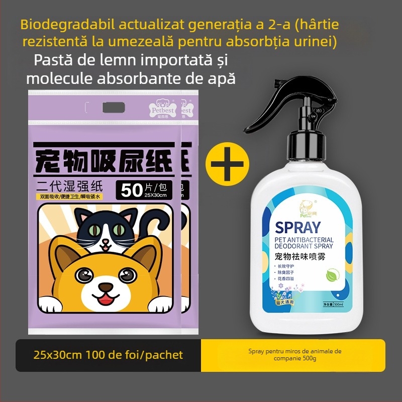 Tampoane absorbante pentru urină de animale, Hârtie absorbantă pentru urină, Scutece pentru câini, Hârtie absorbantă pentru ștergerea urinei, Hârtie absorbantă pentru pisici și câini, Hârtie absorbantă pentru urină de câine, Produse de curățare absorbante 