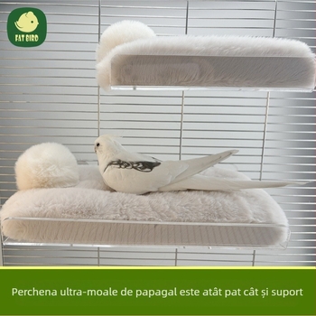 Papagal pat cuib de dormit picior încălzitor platformă cald hamac bumbac pad iarna canapea saltea neagră Phoenix bujor pasăre colivie consumabile