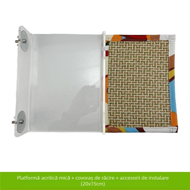 Papagal pat cuib de dormit picior încălzitor platformă cald hamac bumbac pad iarna canapea saltea neagră Phoenix bujor pasăre colivie consumabile