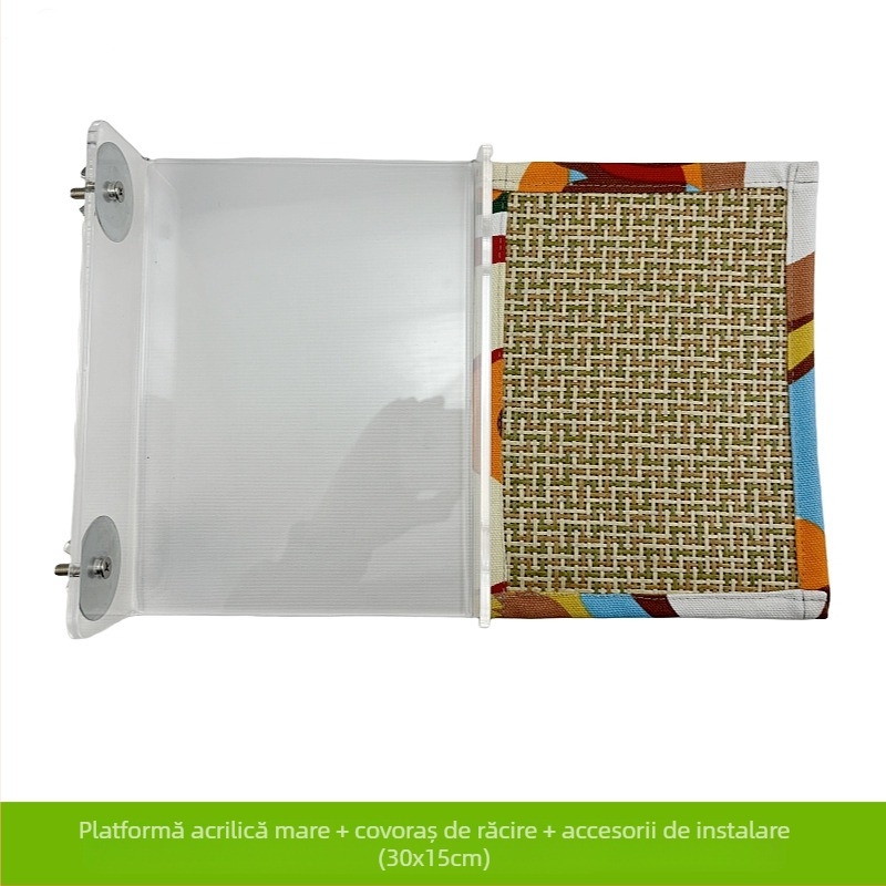 Papagal pat cuib de dormit picior încălzitor platformă cald hamac bumbac pad iarna canapea saltea neagră Phoenix bujor pasăre colivie consumabile