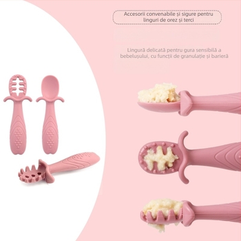 Noua farfurie din silicon pentru bebeluși, suplimentară pentru alimente pentru bebeluși, veselă, costum de hrănire pentru copii, fel de mâncare cu crab de desene animate, cu lanț anti-cădere