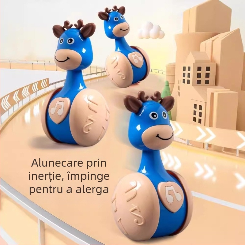 Pahar glisant bej, puzzle confortabil pentru bebeluși, educație timpurie 3-12 luni, jucării pentru bebeluși de 1-3 ani, pentru învățarea mersului de-a bușile