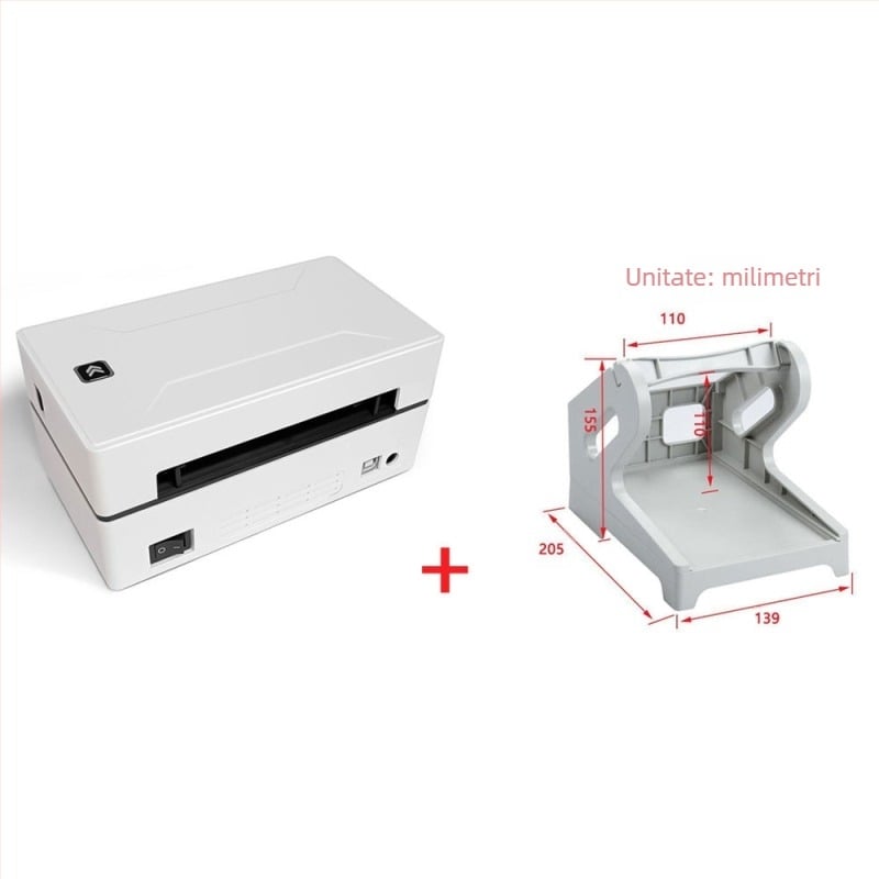 Imprimantă termică wireless cu dublă utilizare Bluetooth+PC 4x6