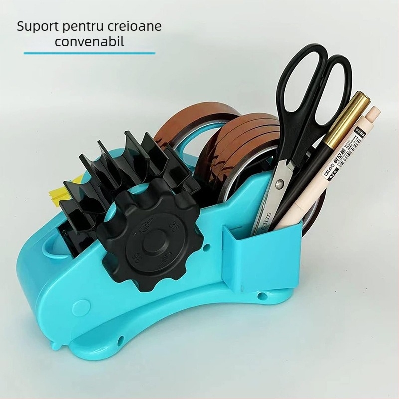 Suport de bandă multifuncțională pentru birou, învățare transfrontalieră, bandă de tăiere florală mare, rolă de ambalare, bază pentru desktop