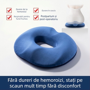 Pernă de birou cu pernă pentru hemoroizi, vânzare directă de pe Amazon, pernă respirabilă goală pentru pârti, pernă explozivă frumoasă pentru șold, coadă și vertebră, pernă pentru gogoși