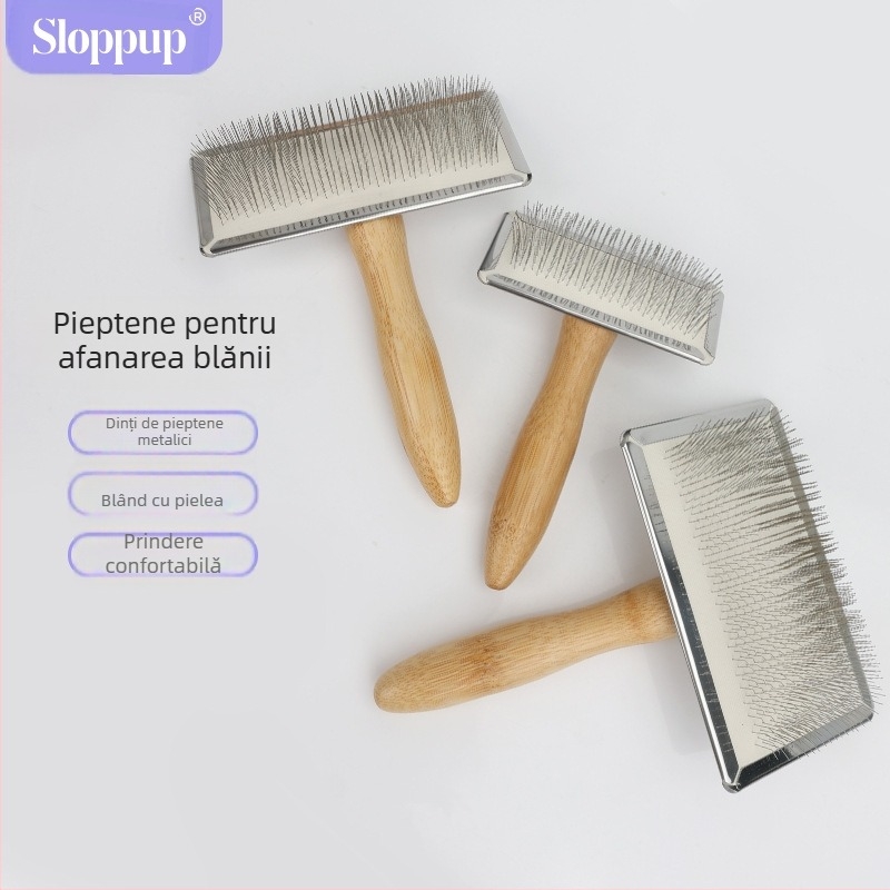 Pieptene pentru animale de companie, Pieptene cu ac special pentru îngrijirea câinilor, Pieptene pentru pisici, Perie de îndepărtare a părului pisicii, Pieptene pentru pisici, Pieptene pentru câini, Pieptene pentru păr