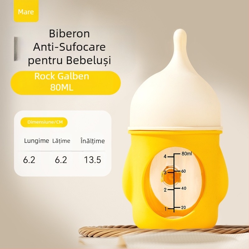 Noua sticlă pentru animale de companie, bionic, anti-sufocare, nou-născuți, pui, pui, silicon, sticlă pentru lapte, cântar de băut, consumabile