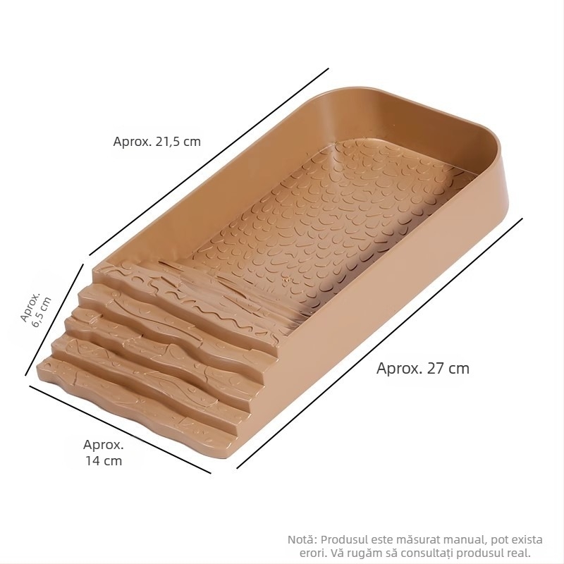 Bazin de baie pentru broaște țestoase semi-acvatice, broaște țestoase cu scoarță galbenă, broaște țestoase de hrănire, platformă de plimbare, bazin pentru broaște țestoase terestre și acvatice cu dublă utilizare, cutie de baie anti-cădere pentru broaște țe