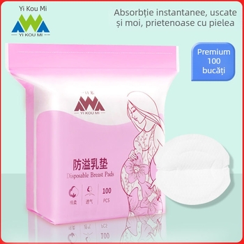 Tampon anti-revărsare pentru sân, de unică folosință, ultra-subțire, anti-revărsare, pastă de lapte, tampon de alăptare, tampon de sân pentru alăptare, iarna și primăvara