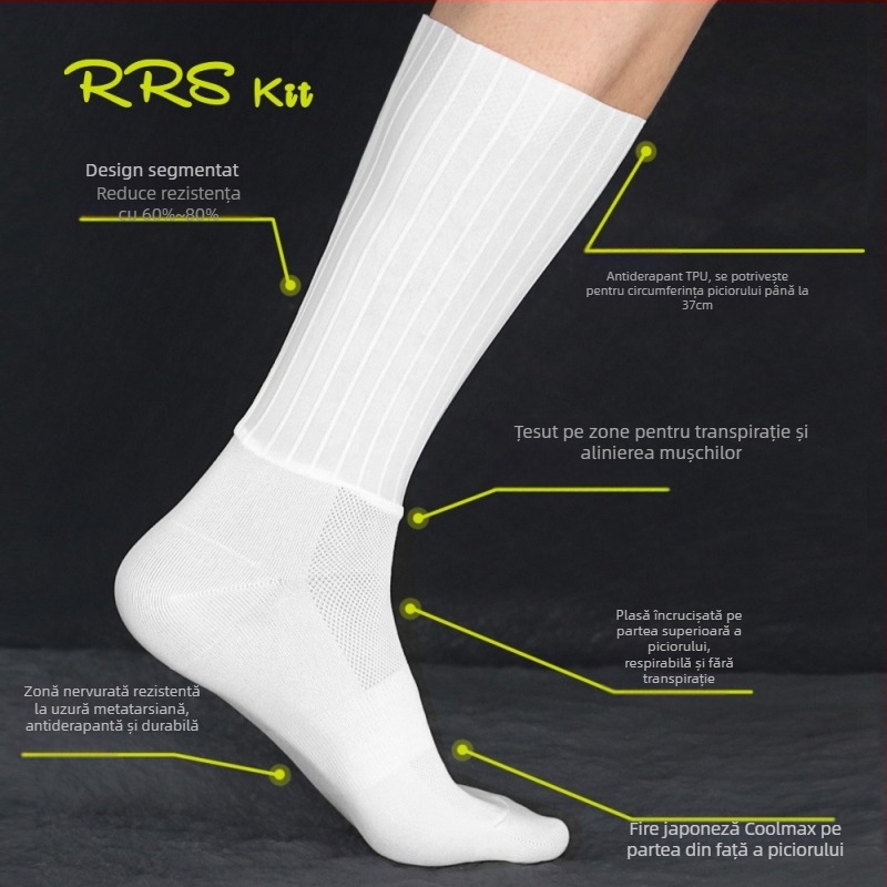 Șosetele pneumatice de ciclism de vară Rrskit sunt antiderapante, rezistente la uzură, foarte respirabile și absorbante de transpirație, echipamente de ciclism în aer liber pentru bărbați și femei