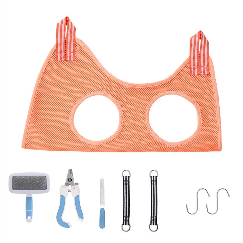 Hamac pentru animale de companie transfrontalier, pentru frumusețe, pisică, câine, unghii, tuns, pisică mică și medie, hamac pentru frumusețe, pentru animale de companie, consumabile