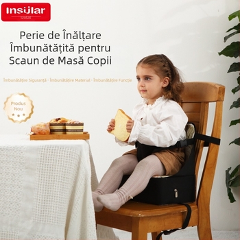 Scaun pliabil portabil impermeabil Amazon pentru copii, pernă înălțată, scaun de luat masa pentru bebeluși, pernă înălțată transfrontalieră