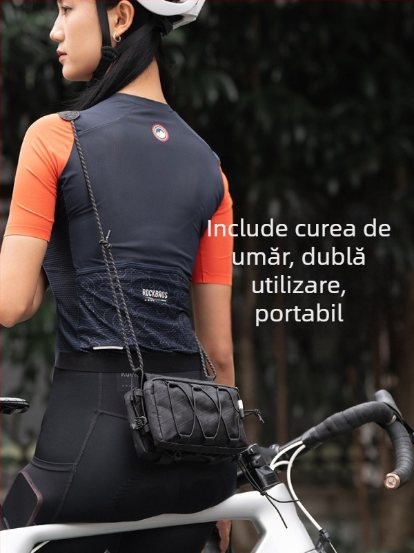 Geantă de bicicletă Locke Brothers, geantă frontală, geantă pentru șa auto, geantă pentru drum de munte, instalare suspendată, echipament de echitație