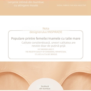 Lenjerie intimă mărime extra mare pentru femei 100-150 kg chiloți pentru mame din bumbac pur plus grăsime postpartum mărită grăsime mm pantaloni extra mari