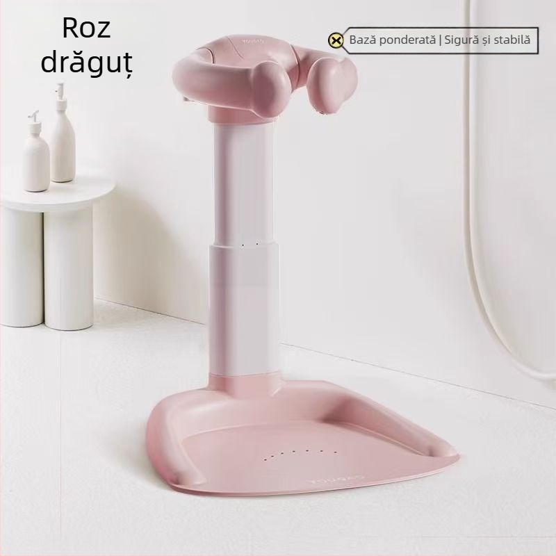 Duș vertical pentru sugari, cadă pentru bebeluși, artefact anti-cădere și anti-alunecare, cadru de suport pentru duș pentru copii mici, spălare a fundului