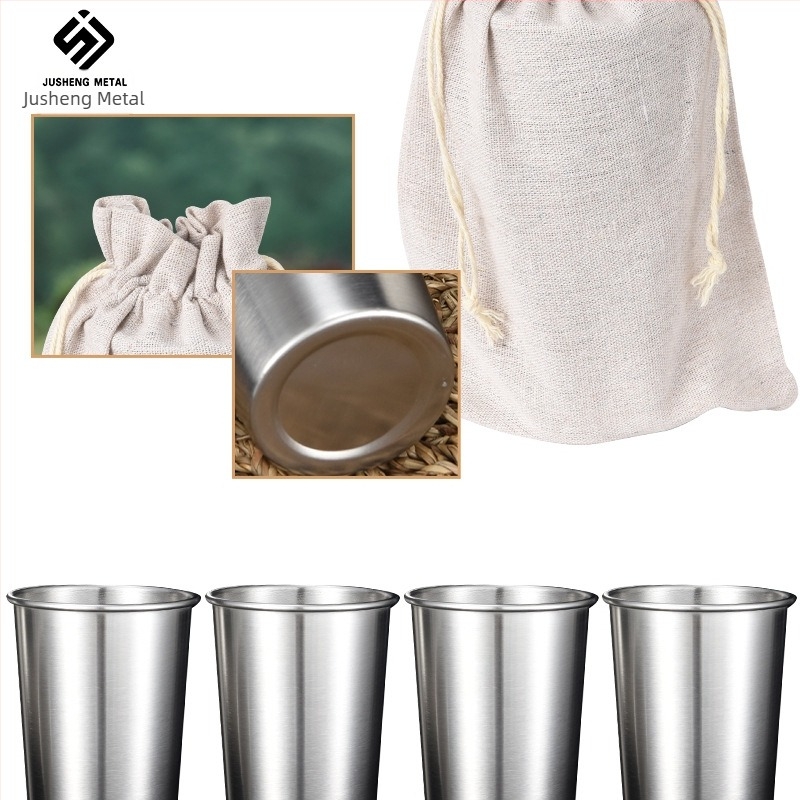 Cupă din oțel inoxidabil 304 pentru exterior, cană cu un singur strat, cană de apă, cană de bere, cană de băuturi reci, cană de suc, costum de camping portabil rezistent la căderi