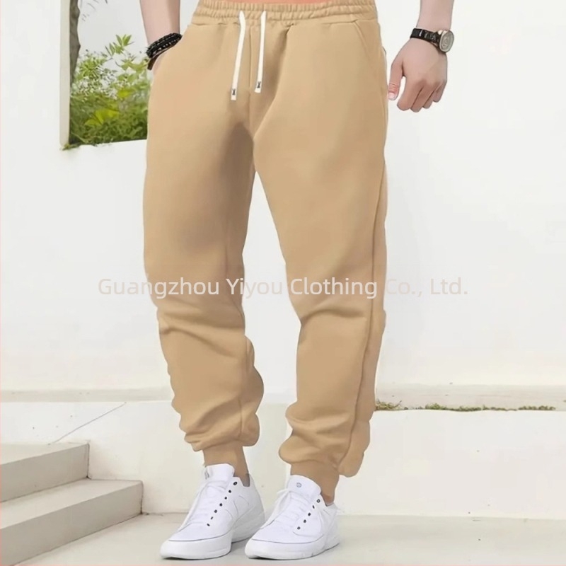 2024 Produse noi transfrontaliere toamna și iarna subțiri pantaloni sport casual pentru bărbați, pantaloni sport elastici lejeri la modă pentru bărbați