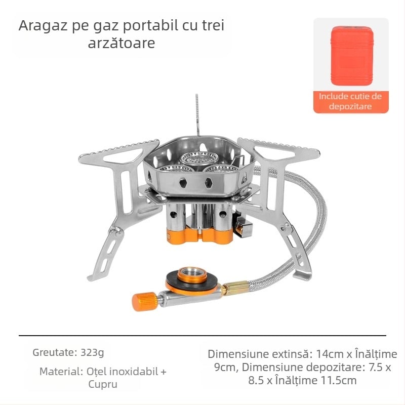 Oală sub presiune din oțel inoxidabil pentru exterior, oală multifuncțională pentru gătit la abur, portabilă, rezistentă la explozii, oală sub presiune alpină, stil camping