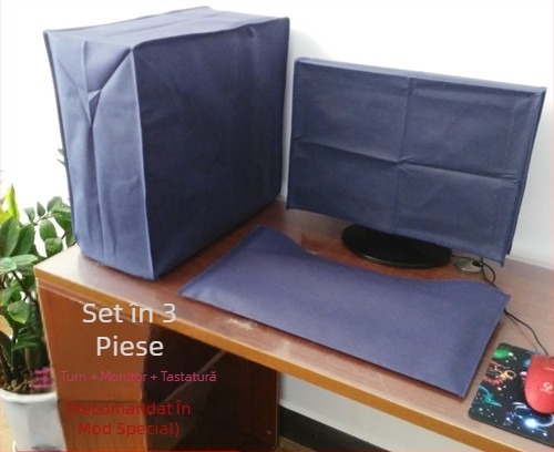 Husă de protecție pentru computer, husă de praf pentru desktop, 32 19 22 24 27 29 inch, husă pentru gazdă LCD, husă din pânză pentru tastatură