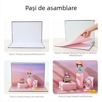 Carton îngroșat pentru fotografie 1+7/8/9/10, hârtie de fundal pentru fotografie, set de fundaluri pentru fotografie, recuzită de fotografie, bord de fundal