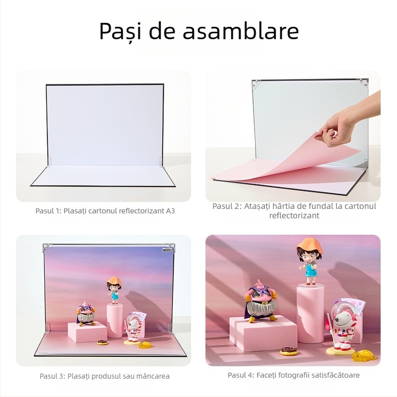 Carton îngroșat pentru fotografie 1+7/8/9/10, hârtie de fundal pentru fotografie, set de fundaluri pentru fotografie, recuzită de fotografie, bord de fundal