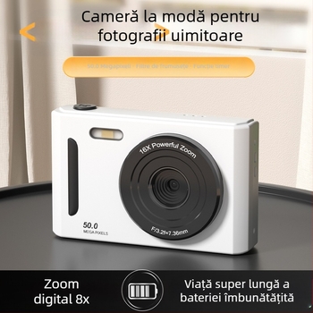 Cameră digitală transfrontalieră 5K HD cu zoom optic și anti-vibrații, cameră de acasă pentru petreceri studențești și entry-level