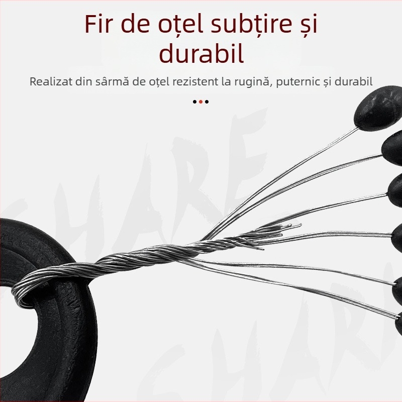 Plutitor de pescuit din cauciuc Space Bean 100 Group Competitive Black Straight Column Olive Vrac Fishing Equipment en-gros