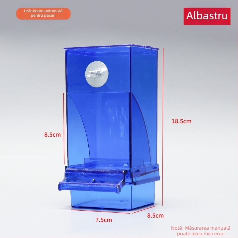Papagal păsări hrană cutie anti-împrăștiere automată hrănitoare anti-stropire externă hrănire păsări hrănitoare piele de tigru bujor Xuan Feng păsări provizii