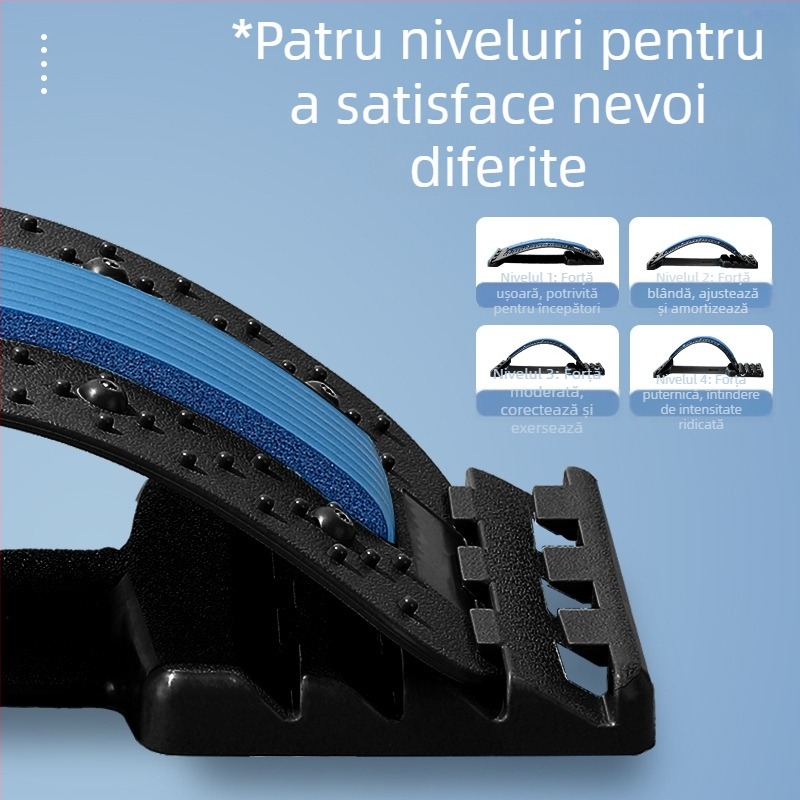 Dispozitiv calmant lombar, corector pentru spate, targă lombară, masaj pentru talie, pad, yoga, fitness, saltea, en-gros