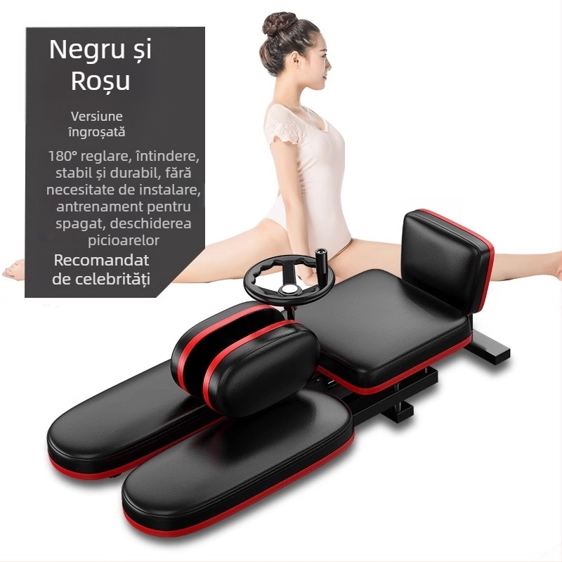 Instrument de întindere cu deschizător forțat de picioare pentru antrenamentul split-urilor, același model ca cel folosit de Wu Xin pentru întindere și deschiderea șoldurilor