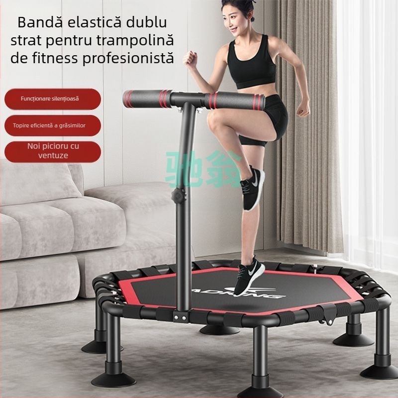 Trambulina Xsz pentru adulți și copii, pat de sărituri pentru interior, sală de sport, pat de frecare pentru adulți și copii, pat de fitness pentru pierderea în greutate