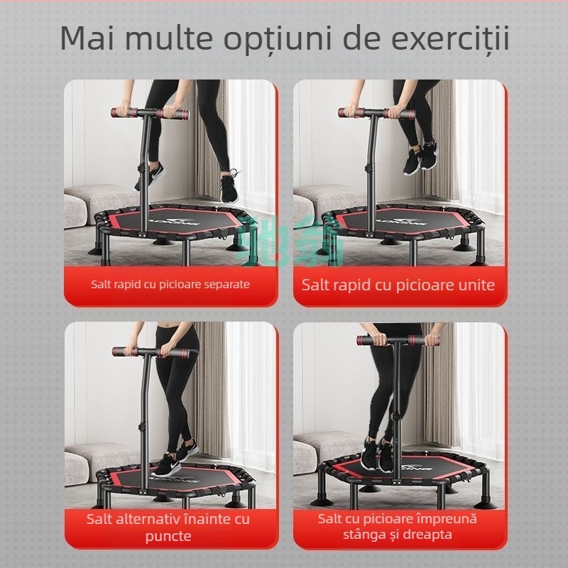 Trambulina Xsz pentru adulți și copii, pat de sărituri pentru interior, sală de sport, pat de frecare pentru adulți și copii, pat de fitness pentru pierderea în greutate