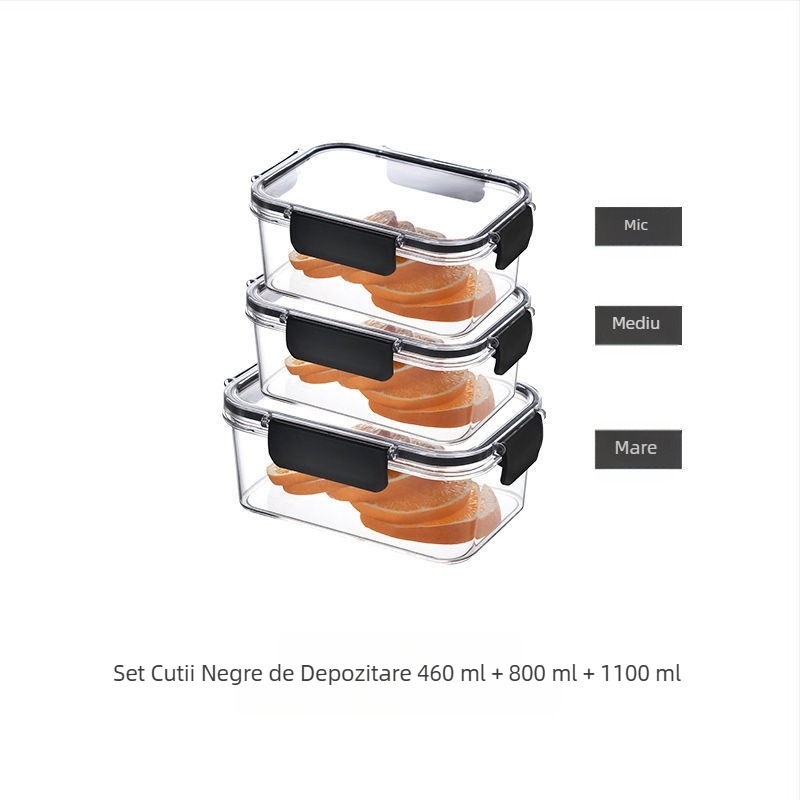 Cutie de depozitare a prospețimii, frigider de calitate alimentară, cutie specială pentru depozitarea congelatelor, cutie sigilată cu capac, borcan pentru alimente, nuci și fructe