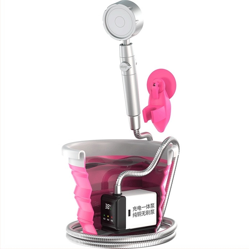 Duș simplu rural fără priză, dușuri pentru șantier, în aer liber, pentru studenți, dormitor, baie, artefact, reîncărcabil, duș de uz casnic