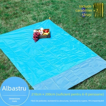 Saltea de picnic în aer liber, saltea de plajă, saltea de camping de buzunar, saltea pliabilă portabilă anti-plajă la malul mării, Dropshipping
