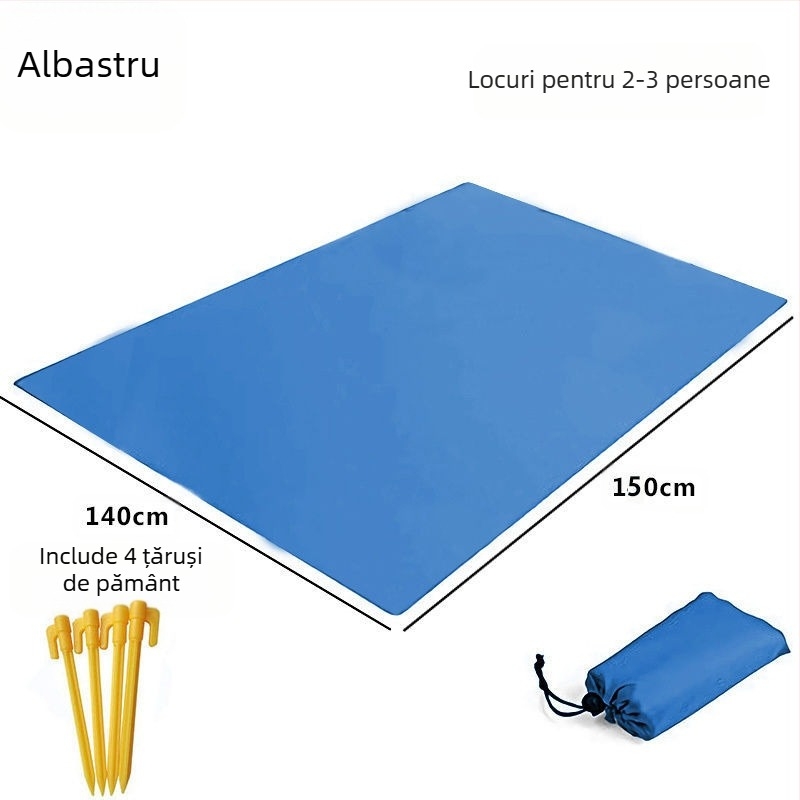 Saltea de picnic în aer liber, saltea de plajă, saltea de camping de buzunar, saltea pliabilă portabilă anti-plajă la malul mării, Dropshipping