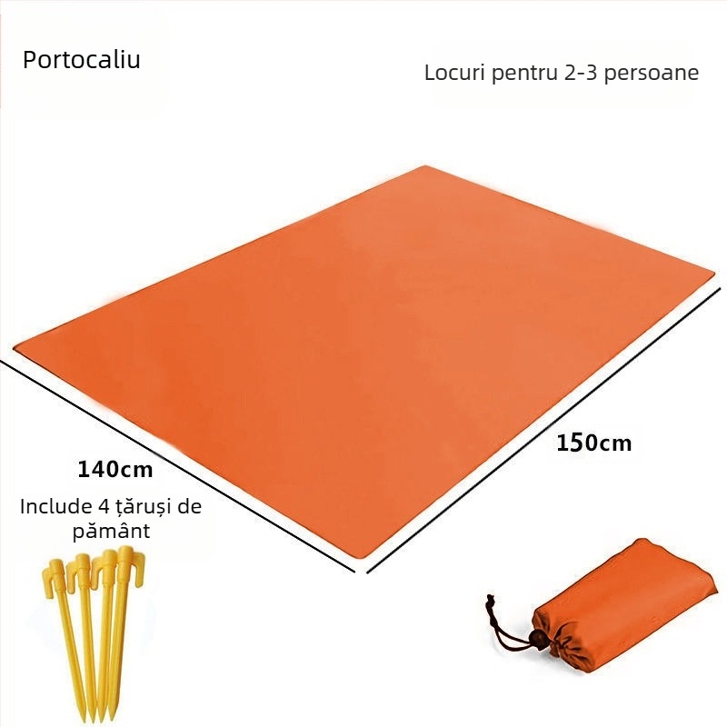 Saltea de picnic în aer liber, saltea de plajă, saltea de camping de buzunar, saltea pliabilă portabilă anti-plajă la malul mării, Dropshipping