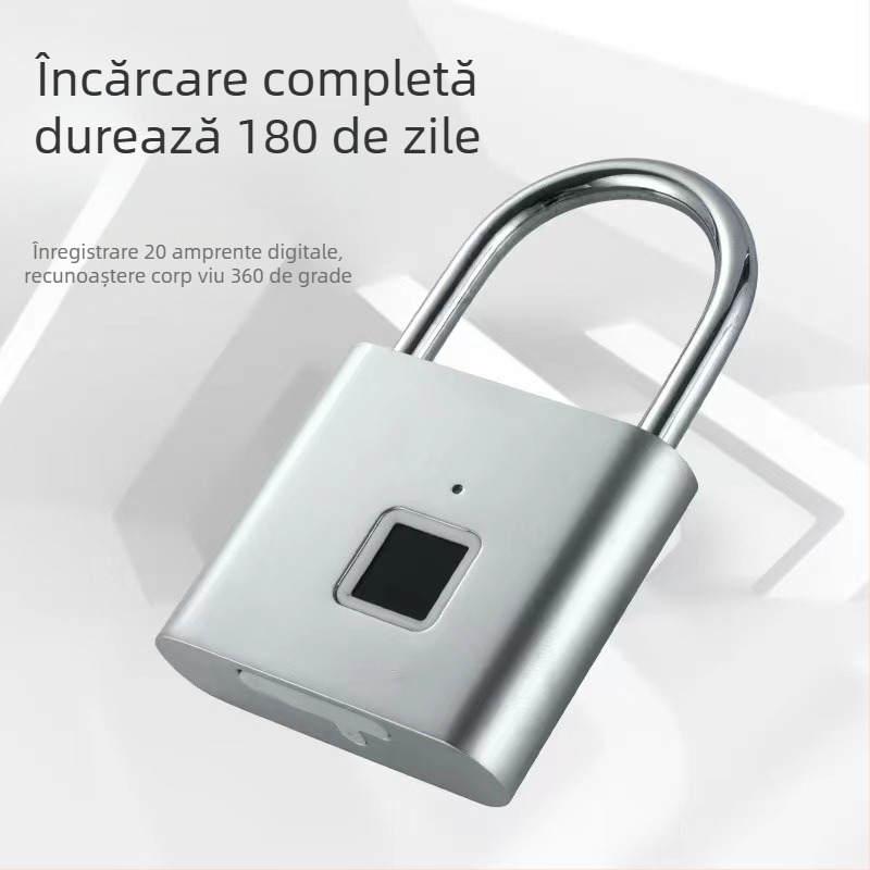 Lacăt cu amprentă pentru depozitare în aer liber Sursă Producător Vânzări directe Lacăt cu amprentă Bluetooth Lacăt cu amprentă