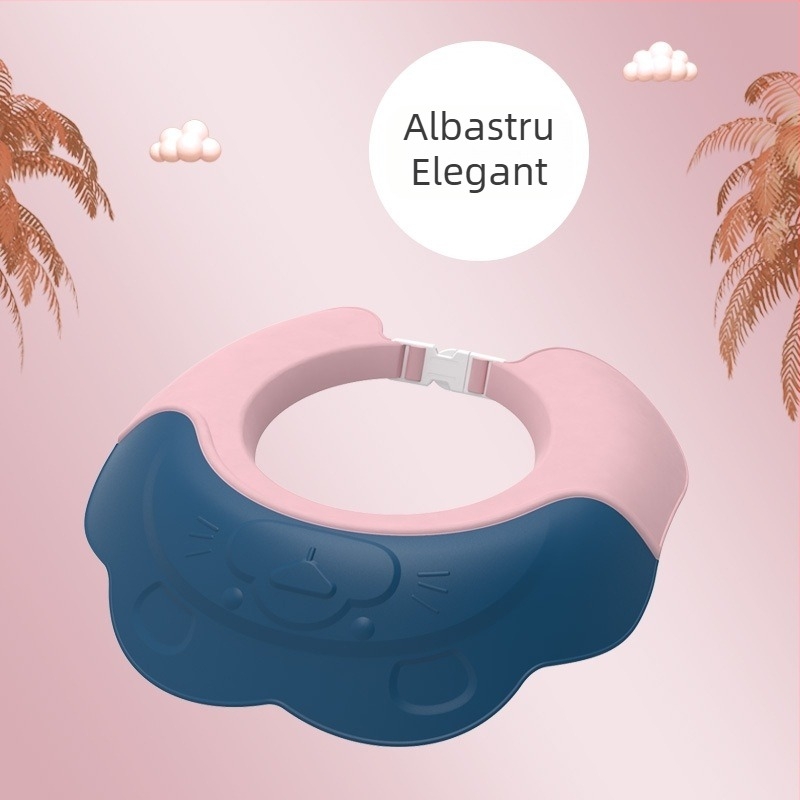 Cască de spălat părul purcelușului pentru bebeluși, capac de blocare a apei, capac de spălare a părului, protecție pentru urechi, cască de duș pentru bebeluși, en-gros