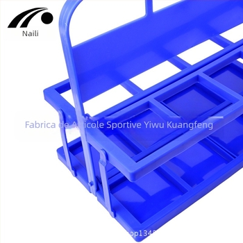 Suport portabil pentru fierbător, en-gros, pliabil, pentru fierbător sportiv, coș de jucător, suport pentru pahar de apă, accesorii de antrenament pentru fotbal cu opt găuri