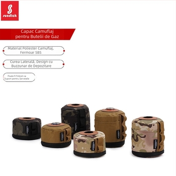 Capac de rezervor de gaz 230, pentru camping în aer liber, pentru clienți montani, capac de protecție, capac izolator, capac anti-cădere, picnic, geantă de depozitare pentru rezervor de gaz 450, pentru gaz lung