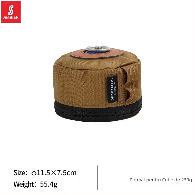 Capac de rezervor de gaz 230, pentru camping în aer liber, pentru clienți montani, capac de protecție, capac izolator, capac anti-cădere, picnic, geantă de depozitare pentru rezervor de gaz 450, pentru gaz lung