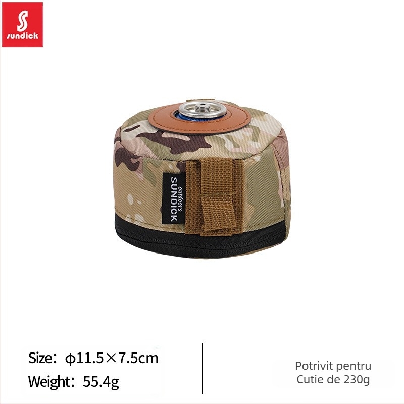 Capac de rezervor de gaz 230, pentru camping în aer liber, pentru clienți montani, capac de protecție, capac izolator, capac anti-cădere, picnic, geantă de depozitare pentru rezervor de gaz 450, pentru gaz lung