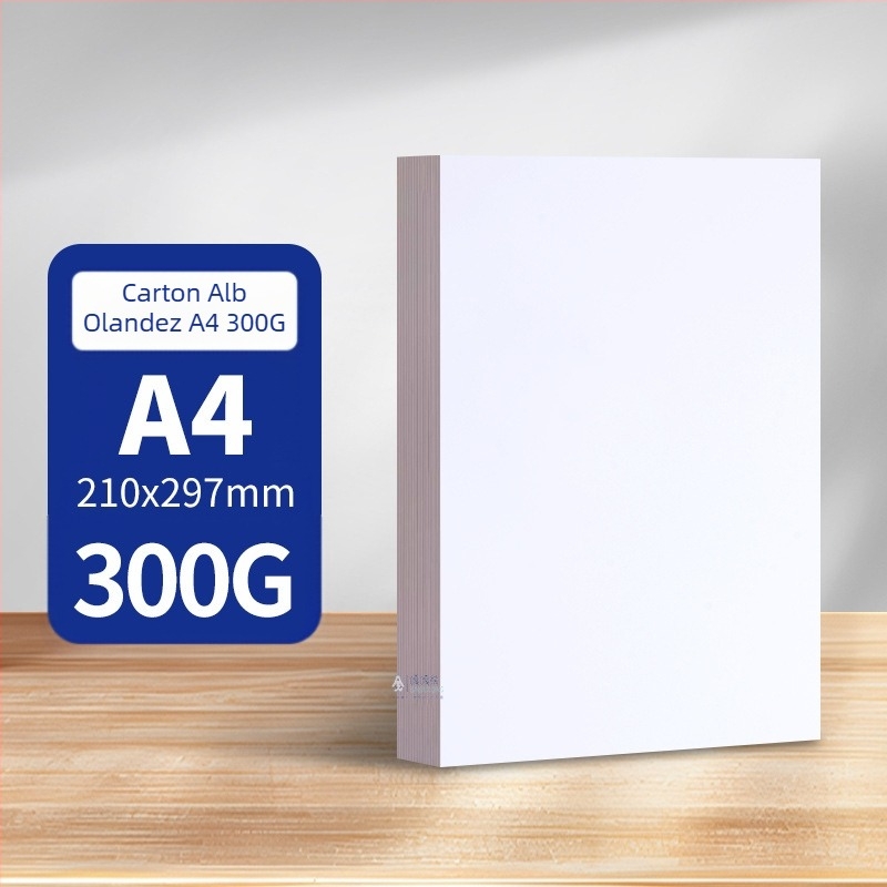 Carton alb olandez 8K4K, carton alb A3, pictură artistică, 300g, marker dur A4, îngroșat, carte de desen, en-gros