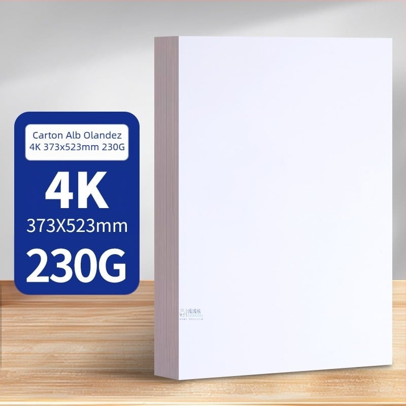 Carton alb olandez 8K4K, carton alb A3, pictură artistică, 300g, marker dur A4, îngroșat, carte de desen, en-gros