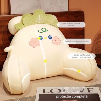 Pernă moale pentru dormitor, spătar mare, pernă de pat, suport pentru talie, pernă de spate pentru birou, pernă de noptieră cu desene animate