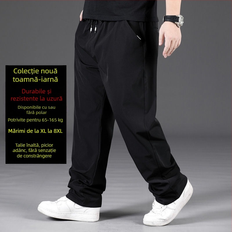 Pantaloni sport bărbați, pantaloni de vară cu uscare rapidă, stil Plus Size, pantaloni sport, stil casual, stil Plus Size