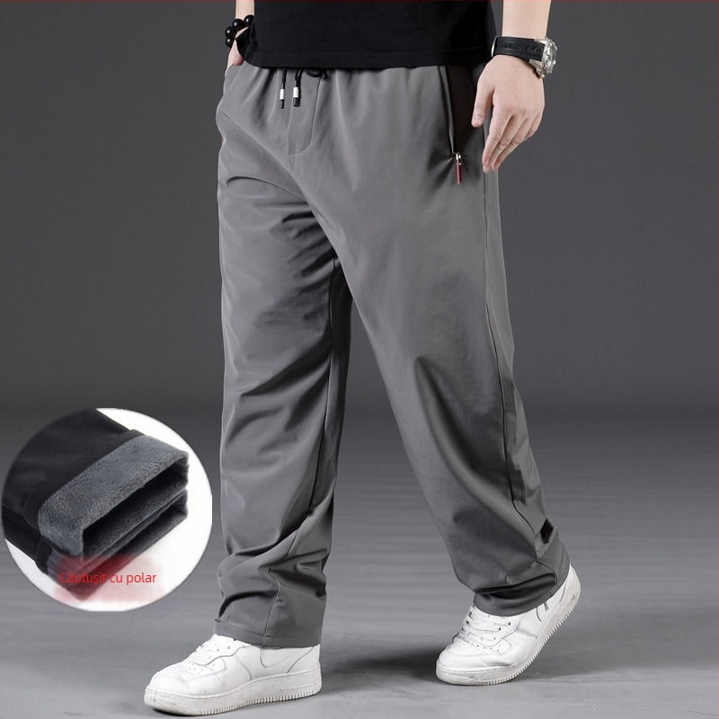 Pantaloni sport bărbați, pantaloni de vară cu uscare rapidă, stil Plus Size, pantaloni sport, stil casual, stil Plus Size